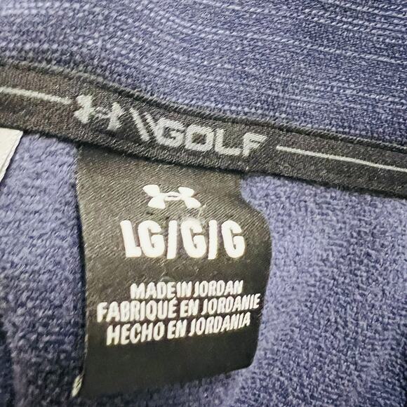 Under Armour Golf Blue Pullover PGA South Central Section Logo Size Large - Picture 6 of 6